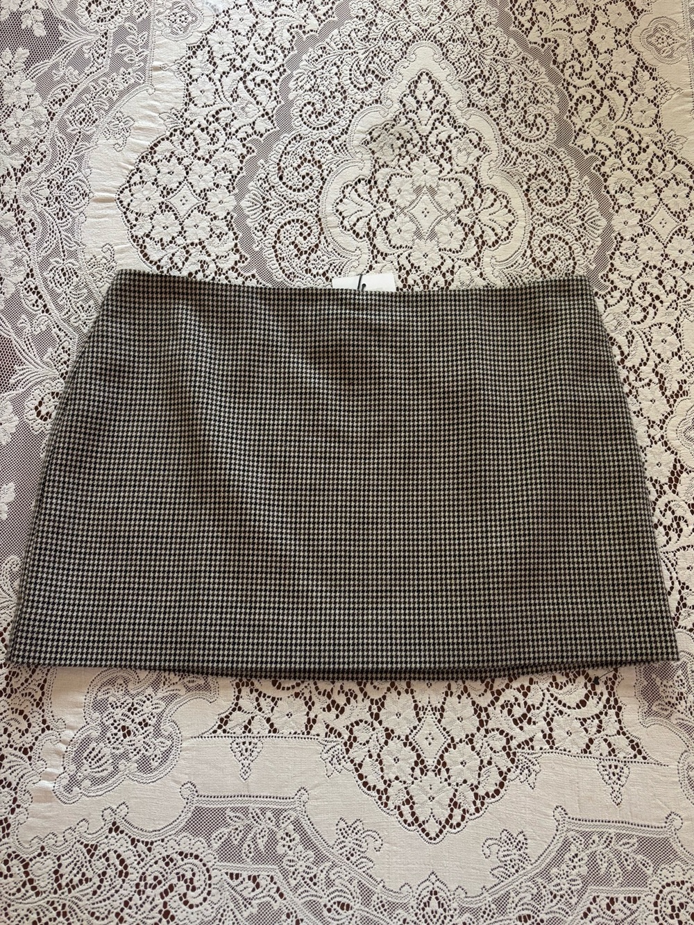 NWT reformation plaid mini skirt size 10